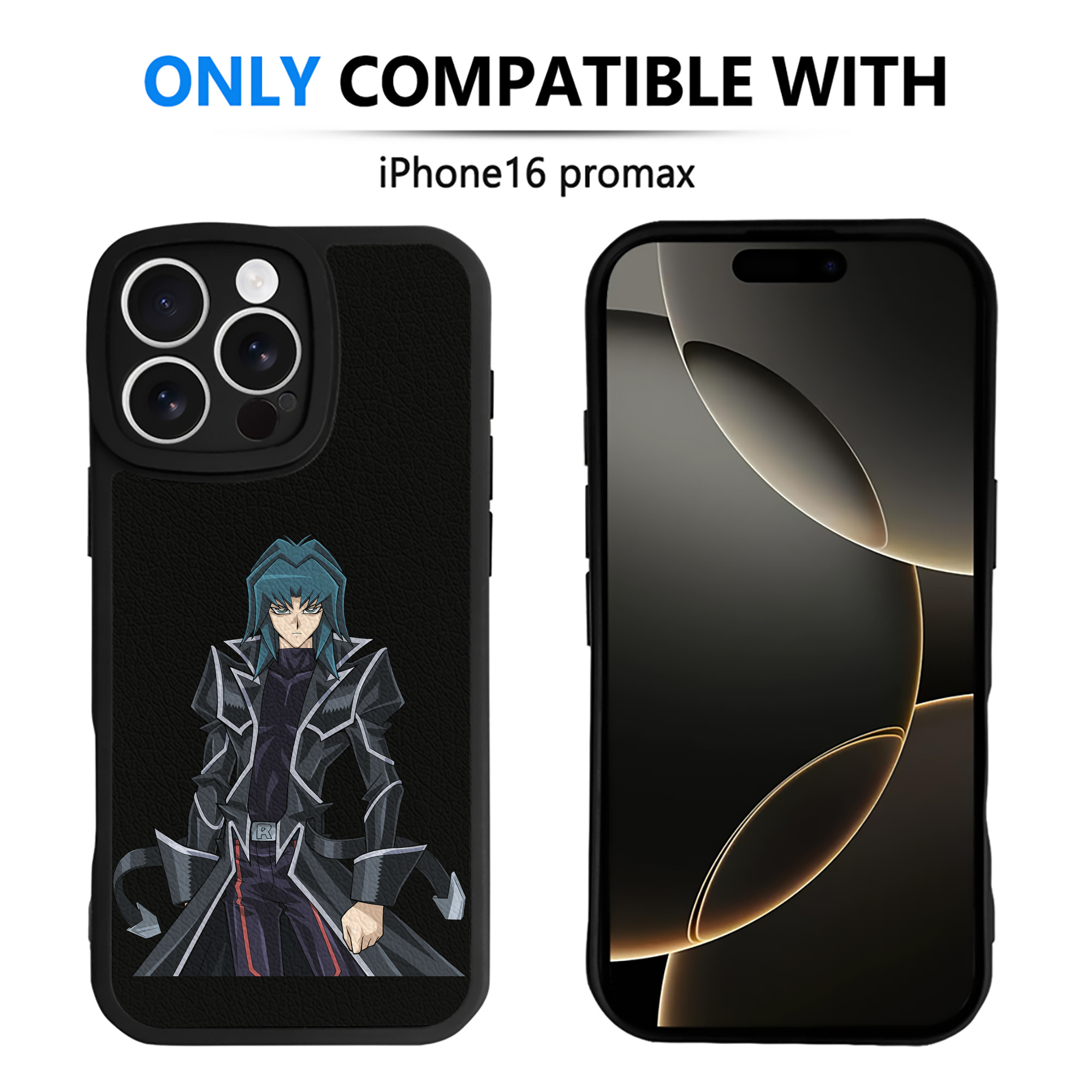 遊☆戯☆王 Yu-Gi-Oh! 【iPhone 16シリーズ対応】シリコンスマホケース（レザー調） 材質：シリコン